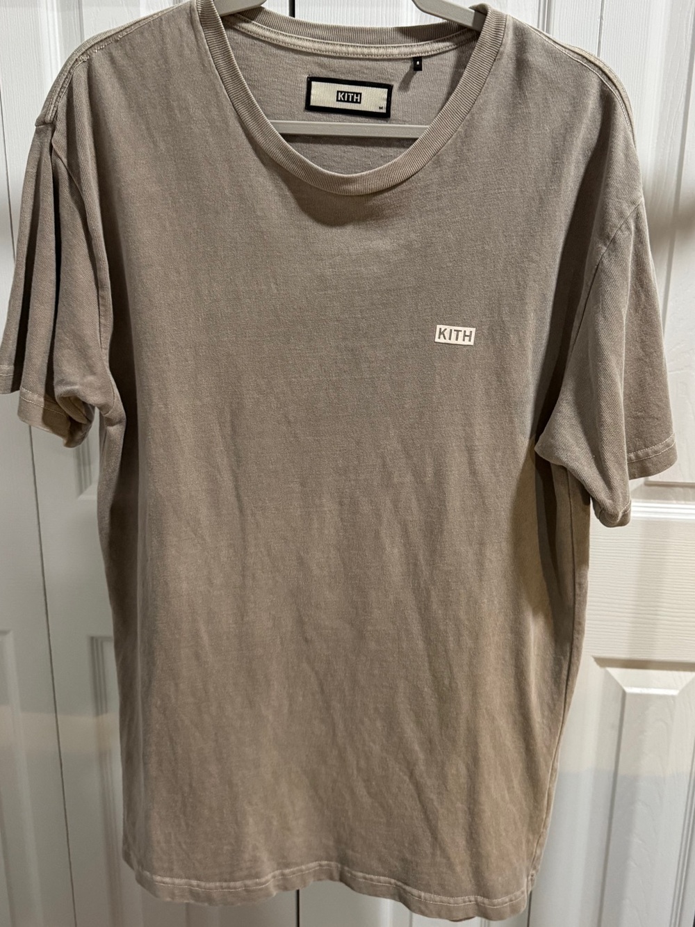 Kith Shirt Short Sleeved Cotton Men’s Medium Tan/Brown-Preowned